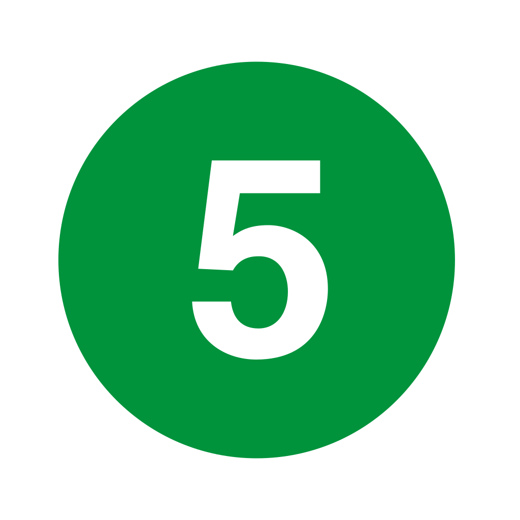 New York City Subway Line 5 logo
